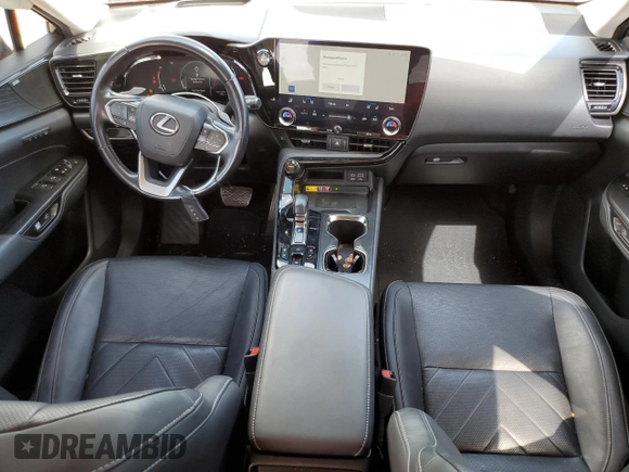 2022 Lexus NX with VIN JTJHGCEZ1N2000556, listed as a Copart auction lot 67162094 with 59,299 mi miles and Salvage Title. Bid and sale history available at carsss.com. Image 8.