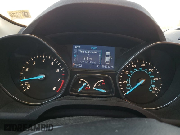 2014 Ford Escape S with VIN 1FMCU0F77EUB23893, listed as a Copart auction lot 52573985 with 101,383 mi miles and Salvage Title. Bid and sale history available at carsss.com. Image 9.