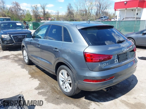 2017 Audi Q3 Premium Plus z VIN WA1JCCFS5HR003127, wystawiony jako IAAI lot #42060877 z przebiegiem 78 881 mil mil oraz . Historia ofert i sprzedaży dostępna na DreamBid. Obrazek 3.