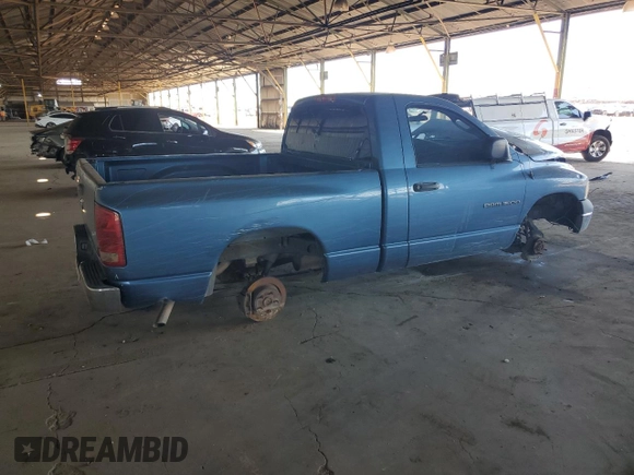 2005 Dodge 1500 ST with VIN 1D7HA16K95J551033, listed as a Copart auction lot 54547595 with Not Provided miles and Salvage Title. Bid and sale history available at carsss.com. Image 3.