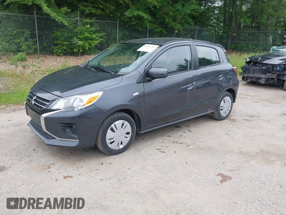 2024 Mitsubishi Mirage ES z VIN ML32AUHJ5RH018781, wystawiony jako IAAI lot #42442703 z przebiegiem 10 749 mil mil oraz . Historia ofert i sprzedaży dostępna na DreamBid. Obrazek 2.