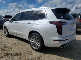 2022 Cadillac XT6 Premium Luxury with VIN 1GYKPCRS0NZ182810, listed as a Copart auction lot 74277474 with 0 mi miles and Salvage Title. Bid and sale history available at carsss.com. Image 2.