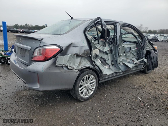 2023 Mitsubishi Mirage G4 SE with VIN ML32FVFJ4PHF02855, listed as a Copart auction lot 49831225 with 26,251 mi miles and Salvage Title. Bid and sale history available at carsss.com. Image 3.