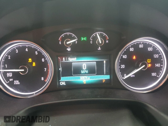 2018 Buick Enclave Essence with VIN 5GAERBKW8JJ228530, listed as a Copart auction lot 50631115 with 92,874 mi miles and Salvage Title. Bid and sale history available at DreamBid. Image 9.