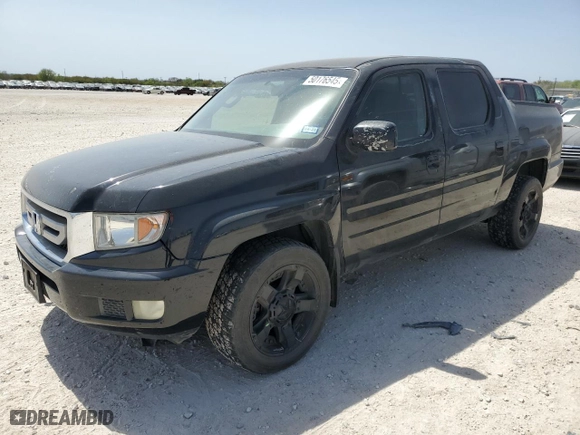 2009 Honda Ridgeline RTS with VIN 5FPYK16409B100070, listed as a Copart auction lot 50176545 with 204,547 mi miles and Salvage Title. Bid and sale history available at carsss.com. Image 1.