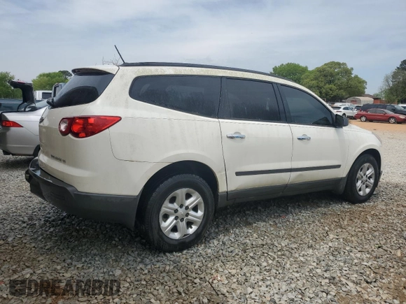 2012 Chevrolet Traverse LS with VIN 1GNKRFED9CJ306892, listed as a Copart auction lot 52736675 with 359,124 mi miles and Clean Title. Bid and sale history available at DreamBid. Image 3.