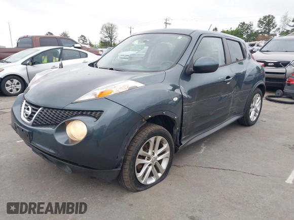 2014 Nissan Juke SL with VIN JN8AF5MV3ET484794, listed as a IAAI auction lot 41947781 with 1 mi miles. Bid and sale history available at carsss.com. Image 2.