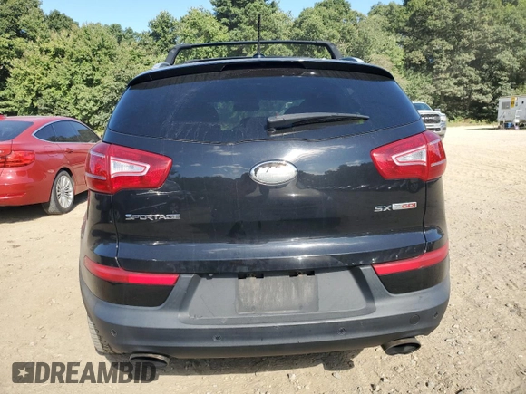 2013 Kia Sportage SX with VIN KNDPCCA6XD7388555, listed as a Copart auction lot 69690804 with 123,061 mi miles and Clean Title. Bid and sale history available at carsss.com. Image 6.