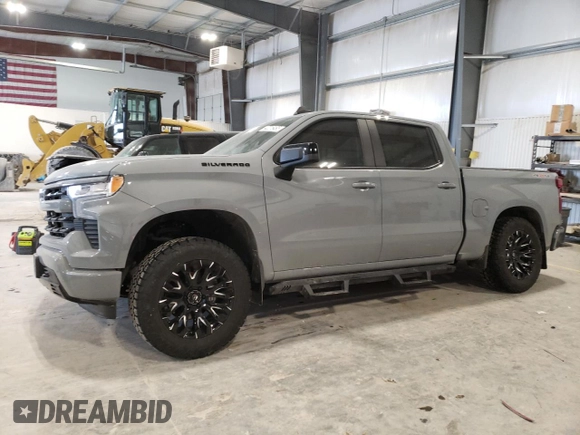 2024 Chevrolet Silverado 1500 RST with VIN 1GCPDEEK4RZ275244, listed as a Copart auction lot 42216495 with 0 mi miles and Salvage Title. Bid and sale history available at carsss.com. Image 1.
