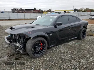 2022 Dodge Charger SRT Hellcat Widebody z VIN 2C3CDXL91NH121860, wystawiony jako Copart lot #81974614 z przebiegiem 8 530 mil mil oraz Szkoda całkowita • Salvage title. Historia ofert i sprzedaży dostępna na DreamBid. Obrazek 1.