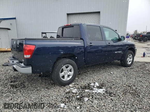 2008 Nissan Titan XE with VIN 1N6AA07D38N314389, listed as a Copart auction lot 47661005 with 145,244 mi miles and Salvage Title. Bid and sale history available at carsss.com. Image 3.