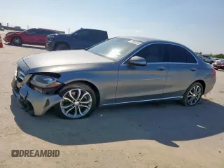 2015 Mercedes-Benz C 300 Luxury with VIN 55SWF4KB8FU025056, listed as a Copart auction lot 58968355 with 138,890 mi miles and Salvage title. Bid and sale history available at DreamBid. Image 1.