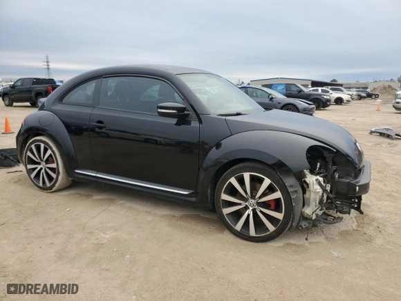 2012 Volkswagen Beetle 2.0T Turbo w/Sun/Sound with VIN 3VWV67ATXCM645050, listed as a Copart auction lot 45746555 with 152,935 mi miles and Salvage Title. Bid and sale history available at carsss.com. Image 4.
