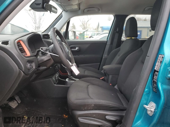 2021 Jeep Renegade Upland z VIN ZACNJDAB2MPM64575, wystawiony jako Copart lot #42279995 z przebiegiem 59 107 mil mil oraz Szkoda całkowita • Salvage title. Historia ofert i sprzedaży dostępna na DreamBid. Obrazek 7.