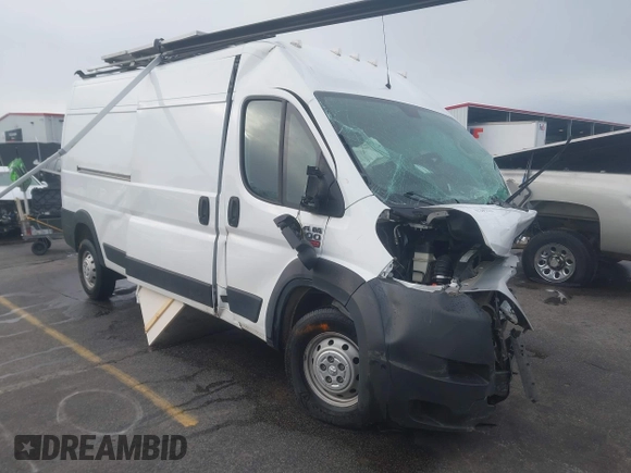 2020 Ram ProMaster Cargo with VIN 3C6TRVDG9LE122141, listed as a IAAI auction lot 41293221 with 78,143 mi miles and . Bid and sale history available at carsss.com. Image 1.