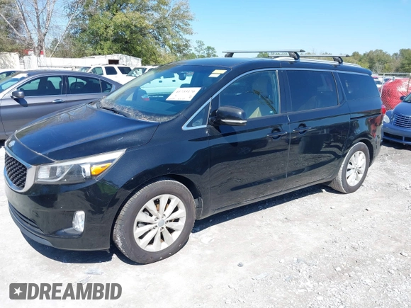 2017 Kia Sedona EX with VIN KNDMC5C13H6263232, listed as a IAAI auction lot 41733170 with 102,026 mi miles. Bid and sale history available at carsss.com. Image 18.