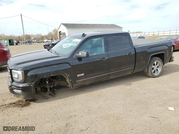 2016 GMC Sierra 1500 SLT with VIN 3GTU2NEJ7GG204326, listed as a Copart auction lot 76798114 with 128,499 mi miles and Clean Title. Bid and sale history available at carsss.com. Image 1.