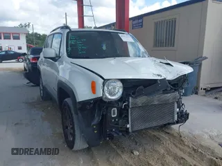 2018 Jeep Renegade Latitude with VIN ZACCJBBB1JPG72598, listed as a IAAI auction lot 41921173 with 85,032 mi miles and . Bid and sale history available at carsss.com. Image 1.