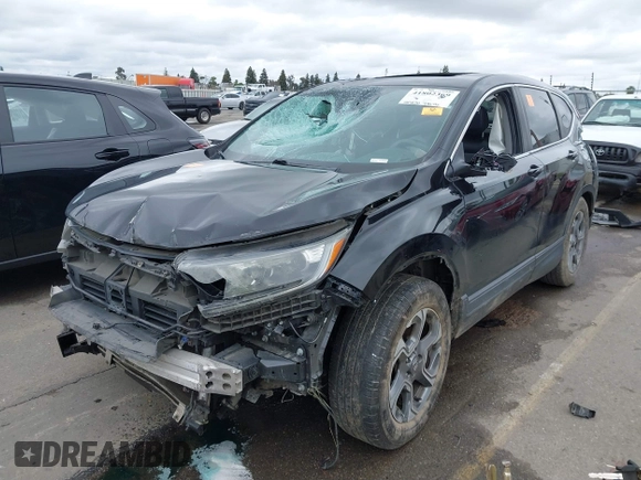 2019 Honda CR-V EX-L with VIN 5J6RW1H86KA005197, listed as a IAAI auction lot 41802369 with 100,807 mi miles. Bid and sale history available at carsss.com. Image 17.
