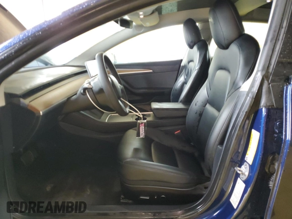2022 Tesla Model 3 with VIN 5YJ3E1EA6NF369198, listed as a Copart auction lot 55362895 with 85,860 mi miles and Clean Title. Bid and sale history available at DreamBid. Image 7.