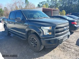 2016 Ford F-150 XLT with VIN 1FTEW1EF2GKE21353, listed as a IAAI auction lot 41209744 with 104,198 mi miles. Bid and sale history available at carsss.com. Image 1.