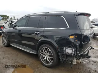2017 Mercedes-Benz GLS with VIN 4JGDF7FE6HA747406, listed as a Copart auction lot 86595384 with 40,453 mi miles and Salvage Title. Bid and sale history available at carsss.com. Image 2.