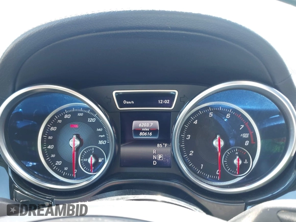 2019 Mercedes-Benz GLS 450 with VIN 4JGDF6EE9KB226581, listed as a IAAI auction lot 42242308 with 80,616 mi miles and . Bid and sale history available at DreamBid. Image 7.