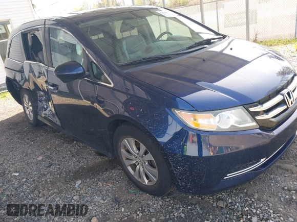2014 Honda Odyssey EX-L with VIN 5FNRL5H66EB080708, listed as a IAAI auction lot 42067390 with 175,916 mi miles and . Bid and sale history available at carsss.com. Image 1.