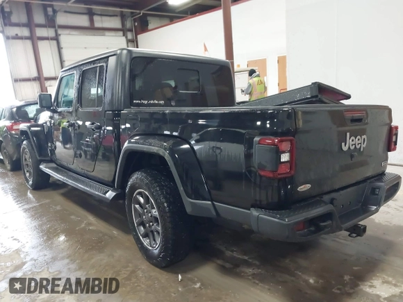 2020 Jeep Gladiator Overland with VIN 1C6HJTFG0LL182931, listed as a IAAI auction lot 41734803 with 75,525 mi miles and . Bid and sale history available at DreamBid. Image 3.