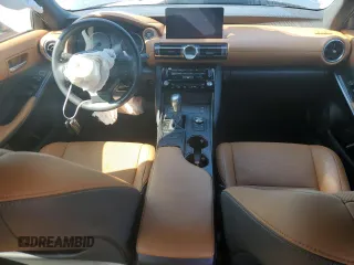 2022 Lexus IS with VIN JTHCA1D24N5122168, listed as a Copart auction lot 54872845 with 26,083 mi miles and Salvage Title. Bid and sale history available at carsss.com. Image 8.