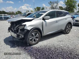 2020 Nissan Murano S with VIN 5N1AZ2AJ5LN148208, listed as a Copart auction lot 55040185 with 76,644 mi miles and Non repairable. Bid and sale history available at DreamBid. Image 1.