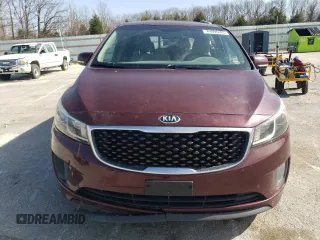 2015 Kia Sedona LX with VIN KNDMB5C12F6058887, listed as a Copart auction lot 49996485 with 146,381 mi miles and Salvage Title. Bid and sale history available at carsss.com. Image 5.