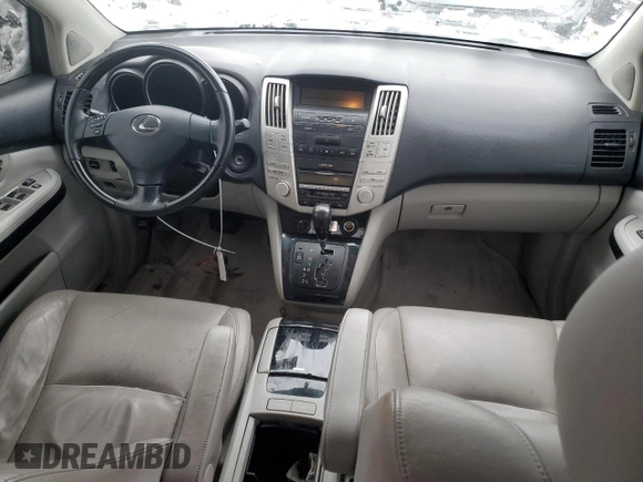 2005 Lexus RX 330 with VIN JTJHA31U950094287, listed as a Copart auction lot 47034594 with 122,473 mi miles and Non Repairable. Bid and sale history available at carsss.com. Image 8.
