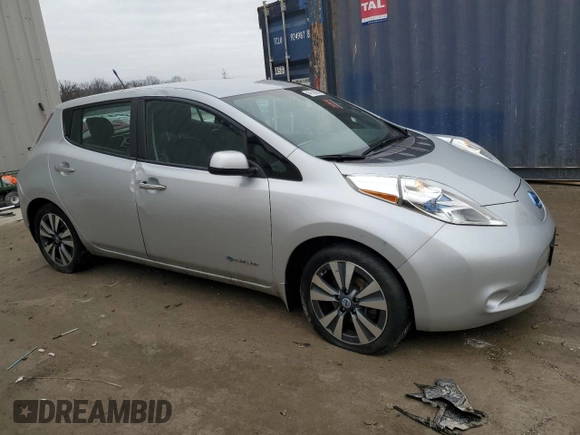 2013 Nissan LEAF S with VIN 1N4AZ0CP4DC402150, listed as a Copart auction lot 47616095 with 97,152 mi miles and Non Repairable. Bid and sale history available at carsss.com. Image 4.