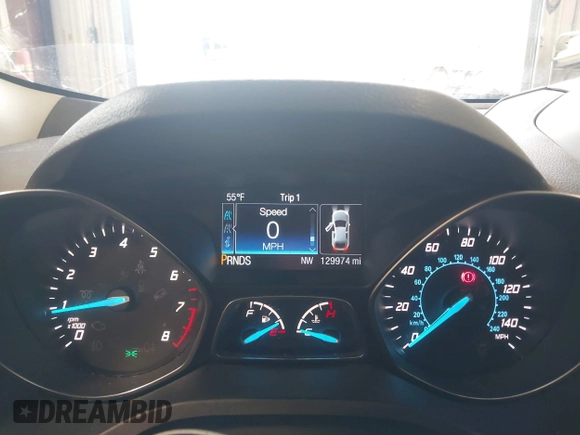 2015 Ford Escape Titanium with VIN 1FMCU9J98FUC70495, listed as a IAAI auction lot 41978543 with 129,974 mi miles. Bid and sale history available at carsss.com. Image 7.