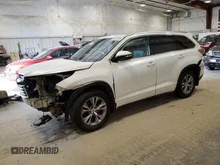 2014 Toyota Highlander XLE z VIN 5TDJKRFH6ES057839, wystawiony jako Copart lot #55213025 z przebiegiem 191 165 mil mil oraz Nie do naprawy • Non repairable. Historia ofert i sprzedaży dostępna na DreamBid. Obrazek 1.
