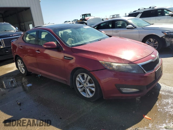 2013 Kia Optima EX with VIN 5XXGN4A7XDG118726, listed as a Copart auction lot 49297365 with Not Provided miles and Salvage Title. Bid and sale history available at carsss.com. Image 4.