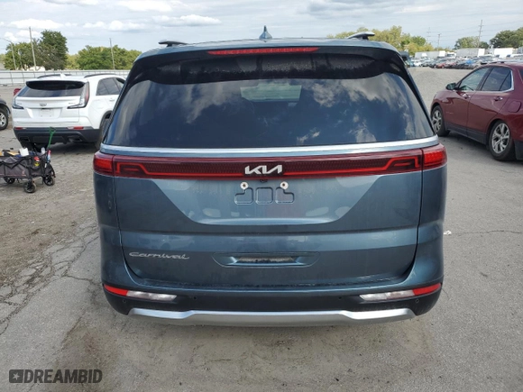 2022 Kia Carnival SX with VIN KNDNE5H39N6091132, listed as a Copart auction lot 70006644 with 63,958 mi miles and Salvage Title. Bid and sale history available at carsss.com. Image 6.