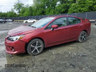 2022 Subaru Impreza Premium with VIN 4S3GKAV62N3606336, listed as a Copart auction lot 56821955 with 25,117 mi miles and Salvage title. Bid and sale history available at DreamBid. Image 1.