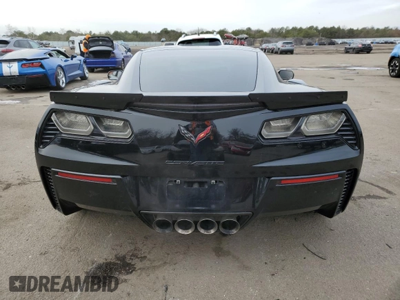 2016 Chevrolet Corvette with VIN NY75018, listed as a Copart auction lot 57996654 with 53,270 mi miles and Salvage title. Bid and sale history available at DreamBid. Image 6.