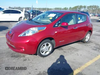 2012 Nissan LEAF SL with VIN JN1AZ0CP7CT018794, listed as a IAAI auction lot 41775578 with 82,101 mi miles. Bid and sale history available at carsss.com. Image 2.