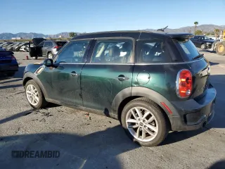 2014 MINI Countryman S with VIN WMWZC3C58EWT01267, listed as a Copart auction lot 47268355 with 45,430 mi miles and Salvage Title. Bid and sale history available at DreamBid. Image 2.