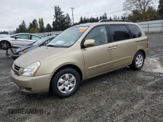 2007 Kia Sedona with VIN KNDMB133676124966, listed as a Copart auction lot 79133024 with 0 mi miles and Salvage Title. Bid and sale history available at carsss.com. Image 1.