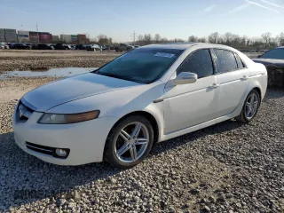 2007 Acura TL with VIN 19UUA66257A029364, listed as a Copart auction lot 52502075 with 134,485 mi miles and Salvage Title. Bid and sale history available at carsss.com. Image 1.