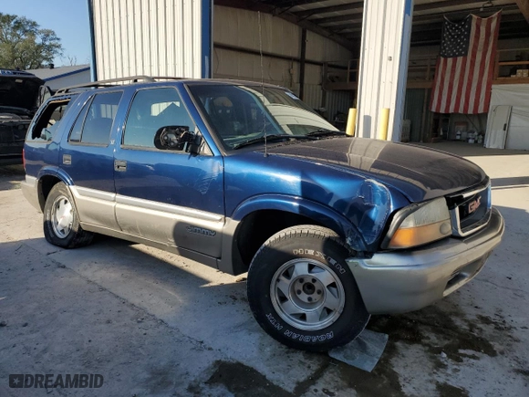 2000 GMC Jimmy SL with VIN 1GKCS13W9Y2295567, listed as a Copart auction lot 74518344 with 191,017 mi miles and Salvage Title. Bid and sale history available at carsss.com. Image 4.