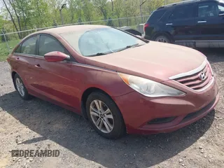 2011 Hyundai Sonata GLS with VIN 5NPEB4AC8BH158737, listed as a IAAI auction lot 42183929 with 221,589 mi miles. Bid and sale history available at carsss.com. Image 1.