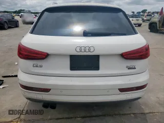 2016 Audi Q3 Premium Plus with VIN WA1EFCFS5GR009808, listed as a Copart auction lot 60688475 with 123,826 mi miles and Salvage title. Bid and sale history available at DreamBid. Image 6.