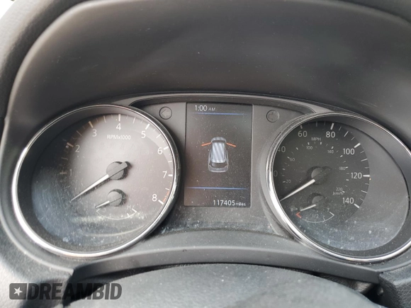 2019 Nissan Rogue SL with VIN 5N1AT2MV3KC782482, listed as a Copart auction lot 52784875 with 117,405 mi miles and Salvage Title. Bid and sale history available at carsss.com. Image 9.