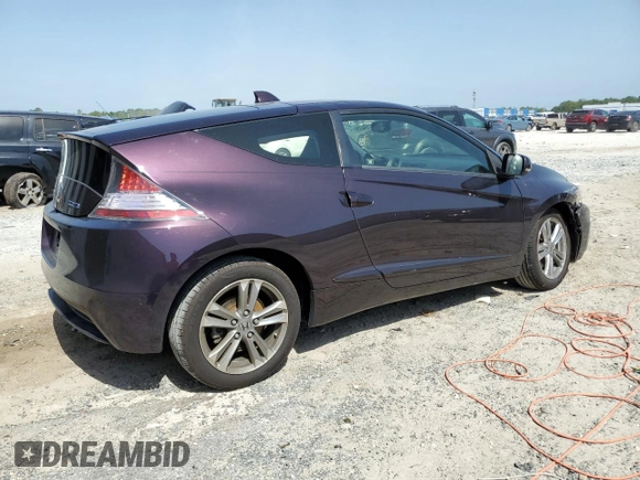 2013 Honda CR-Z with VIN JHMZF1D44DS003629, listed as a Copart auction lot 56819425 with 81,262 mi miles and Salvage title. Bid and sale history available at DreamBid. Image 3.