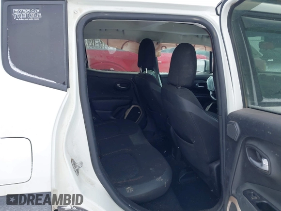 2016 Jeep Renegade Latitude with VIN ZACCJBBT6GPD81497, listed as a IAAI auction lot 41605838 with 167,270 mi miles. Bid and sale history available at carsss.com. Image 8.